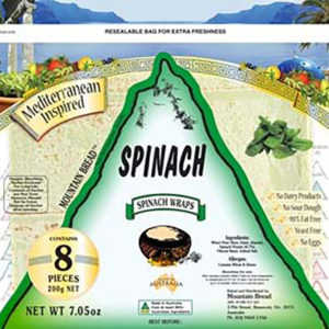 Spinach Mountain Bread