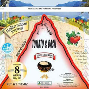 Tomato & Basil Mountain Bread