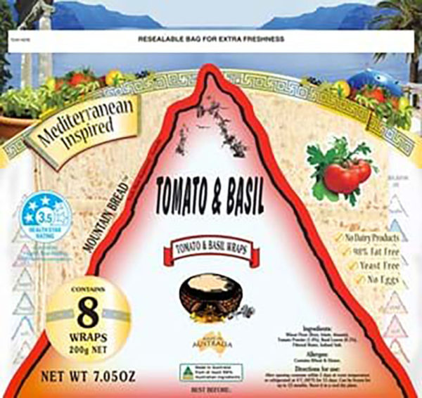 Tomato & Basil Mountain Bread