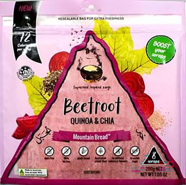 Beetroot  Mountain Bread 200g