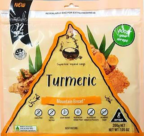 Tumeric Mountain Bread 200g