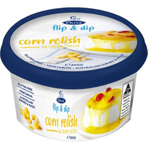 Flip & Dip - Corn Relish Cream Cheese