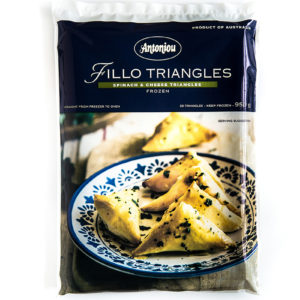 Spinach & Cheese Traingles