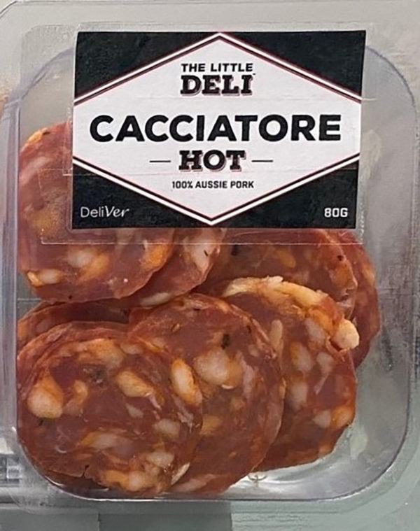 Cacciatore Sliced Hot