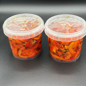 Roasted Capsicum Strips Marinated
