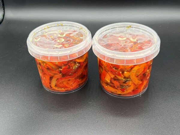 Roasted Capsicum Strips Marinated