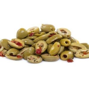 Green Split Marinated Olives