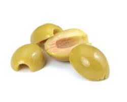 Green Split Super Mammoth Olives in Brine
