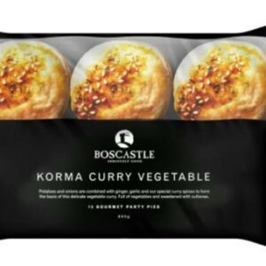 Vegetable Korma Curry Party Pies